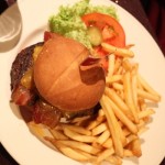 Hamburger from Hard Rock Cafe Budapest