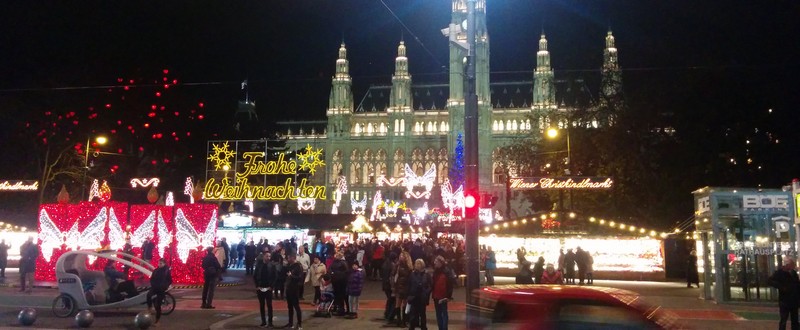 Julemarked i Wien i 2016