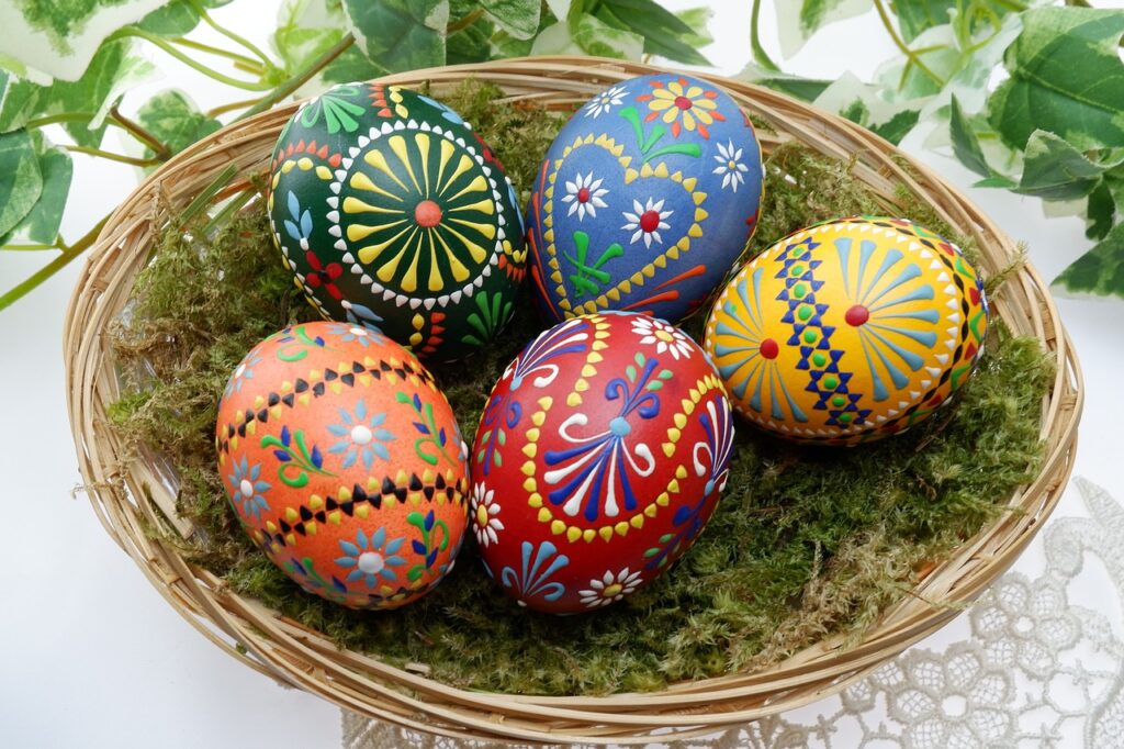 ornamented eggs